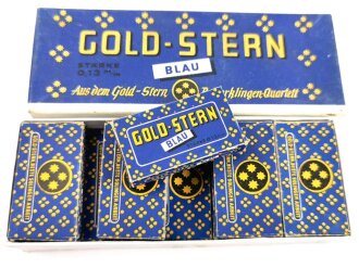 "Gold Stern Blau" Rasierklingen. Sie erhalten einen ( 1 ) Pack aus der originalen Umverpackung