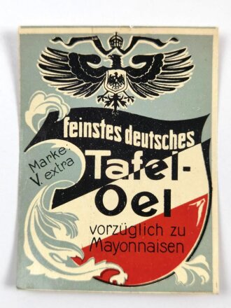 Etikett für eine Flasche " feinstes deutsches...