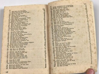 "Singend wollen wir marschieren" Liederbuch des Reichsarbeitsdienst, 160 Seiten, Buchrücken leicht beschädigt