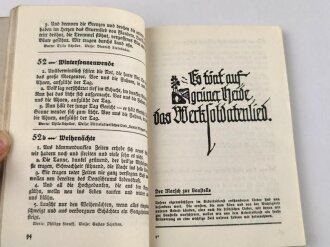 "Singend wollen wir marschieren" Liederbuch des Reichsarbeitsdienst, 160 Seiten