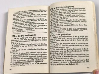 "Singend wollen wir marschieren" Liederbuch des Reichsarbeitsdienst, 160 Seiten