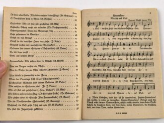 "Das zweite neue Soldaten-Liederbuch" , Textbuch mit Melodien 2 stimmig, 76 Seiten,  gebraucht