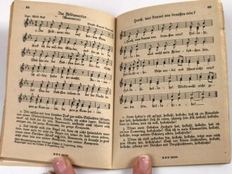 "Das zweite neue Soldaten-Liederbuch" , Textbuch mit Melodien 2 stimmig, 76 Seiten,  gebraucht