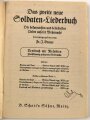 "Das zweite neue Soldaten-Liederbuch" , Textbuch mit Melodien 2 stimmig, 76 Seiten,  gebraucht