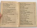 "Das zweite neue Soldaten-Liederbuch" , Textbuch mit Melodien 2 stimmig, 76 Seiten,  gebraucht