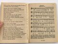 "Das zweite neue Soldaten-Liederbuch" , Textbuch mit Melodien 2 stimmig, 76 Seiten,  gebraucht