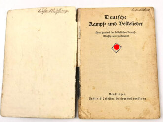 "Deutsche Kampf- und Volkslieder" 64 Seiten,...