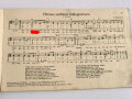 "Singend marschieren wir" Lieder der neuen Zeit für Handharmonika" 16 x 26cm, 34 Seiten, stärker gebraucht