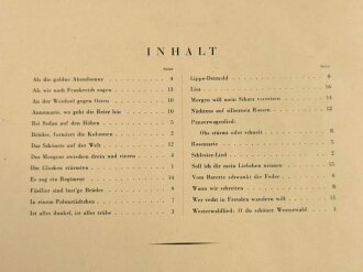 "Was unsere Soldaten singen" Die bekannten Lieder der Wehrmacht, Schott´s Harmonika Reihe Nr.24 mit 16 Seiten. 17 x 25cm