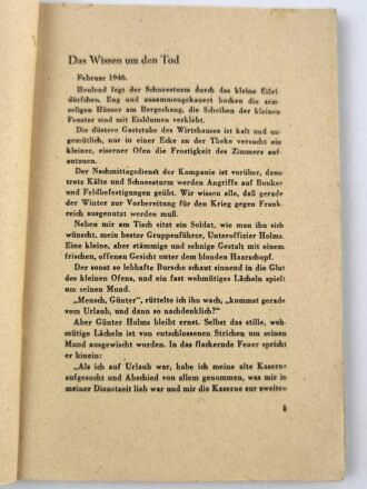 VB-Feldpost 2. Folge, "Im Angriff und im Biwak"- Soldaten erzählen Soldatengeschichten, 95 Seiten, 1944 datiert, stark gebraucht