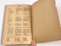 "Deutsch Russisches Soldaten Wörterbuch" 79 Seiten, gebraucht
