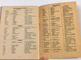 "Bilderduden für Soldaten deutsch - russisch - ukrainisch" 64 Seiten, leicht gebraucht