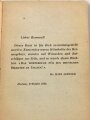 "Italienische Redensarten und Wörter für den deutschen Soldaten in Italien" Florenz 1944 mit 55 Seiten. Defekt