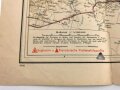 "Schlag nach über das Mittelmeer" Tornisterschrift des Oberkommandos der Wehrmacht, Landkarte, datiert 1939/40, gebraucht