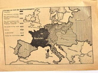 "England überfällt Kopenhagen" Tornisterschrift des Oberkommandos der Wehrmacht, datiert 1939, gebraucht