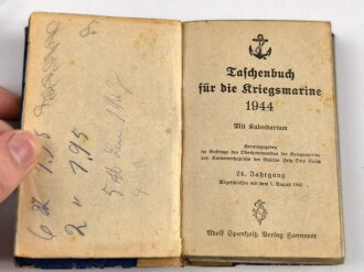 "Taschenbuch für die Kriegsmarine 1944" Gebraucht