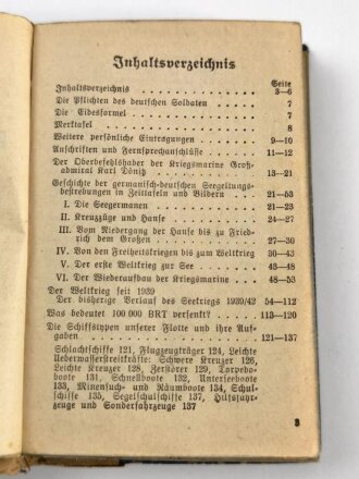 "Taschenbuch für die Kriegsmarine 1944" Gebraucht