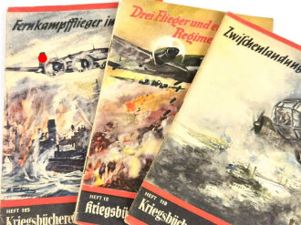 3 Ausgaben "Kriegsbücherei der Deutschen Jugend"