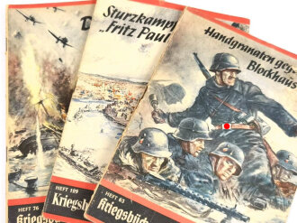 3 Ausgaben "Kriegsbücherei der Deutschen...
