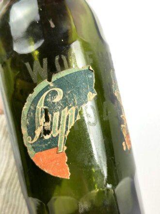 Bierflasche mit Bügelverschluss datiert 1941. Ungereinigt, Höhe 23cm