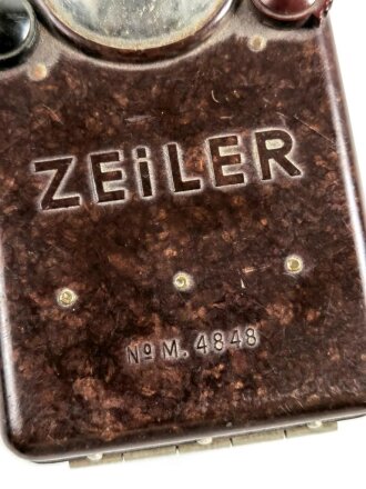 Taschenlampe aus Pressmasse "Zeiler No.M. 4848"...