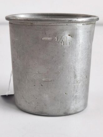 Trinkbecher Wehrmacht aus Aluminium, Hersteller HGF39