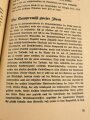 "Das Reich als Aufgabe" Schulungsunterlagen des Hauptschulungsamtes, 32 Seiten, gebraucht