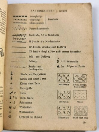 "Du und dein Heer" Taschenbuch für deutschen Jungen, datiert 1943, 83 Seiten DIN A6, stark gebraucht, Umschlag lose