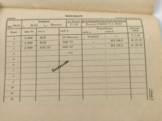 L.Dv.g. 704/3b "Luftnachrichtentruppe - Betriebsvorschriften Teil 3 Fernschreibbetriebsvorschrift L.Fs.B.V Heft d Wechselstromtelegrafie Betriebsvorschrift L.WT.B.V Juni 1942" 28 Seiten, gebraucht