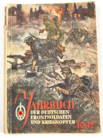 "Jahrbuch der deutschen Frontsoldaten und Kriegsopfer 1942" 204 Seiten, gebraucht