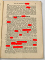 "Daten der Geschichte der NSDAP" datiert 1935, 64 Seiten, gebraucht mit Stempel der SA Stum 50/R65