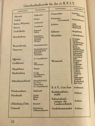 " 11. Reichs-Frontsoldaten-Tag am Rhein 4.-5. Oktober 1930" 48 Seiten, gebraucht