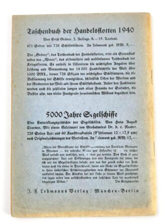 "Seefahrt-Fibel des deutschen Jungen" datiert 1941, 96 Seiten DIN A6, gebraucht