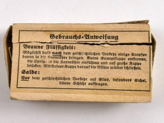Wehrmacht, Mittel gegen Geschlechtskrankheiten in Verpackung, diese defekt