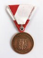 Österreich, Medaille an Dreieicksband " Tiroler Kameradschaftsbund " Landesverband Steiermark