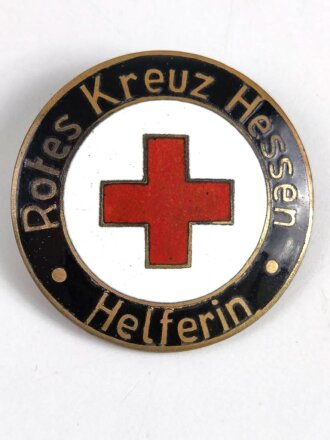 Rotes Kreuz Hessen, Brosche für eine Helferin, Durchmesser 35 mm