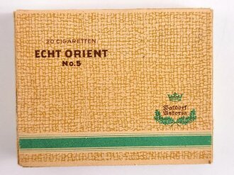 Pack "Echt Orient No.5" Zigaretten,...