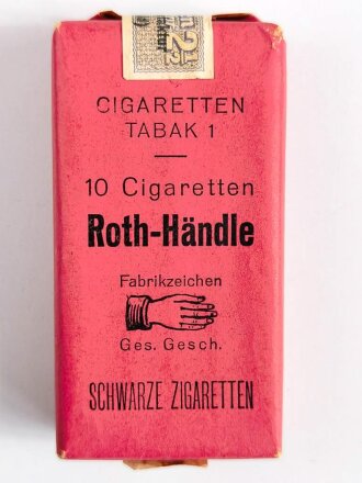 Pack " Roth Händle" Zigaretten,...
