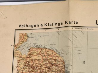 "Unsere Westgrenze mit Westwall und Maginotlinie" Velhagen & Klasings Karte