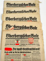 "Oberbergischer Bote" Amtliche Zeitung der NSDAP / Kreisblatt des Oberbergischen Landes. 5 Ausgaben, nicht auf Vollständigkeit geprüft