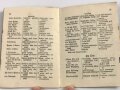 1.Weltkrieg " Deutsch - russischer Soldaten Sprachführer"  Kleinformat, 33 Seiten, gebraucht