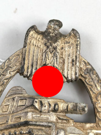 Panzerkampfabzeichen in silber, Hersteller Karl Wurster,...