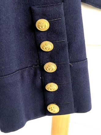 Kriegsmarine, dunkelblaue Paradejacke für einen Obergefreiten . Eigentumstück in gutem Zustand