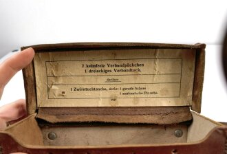 Krankenträger Tasche Wehrmacht datiert 1937, gebraucht. Ein Verschlussriemen defekt