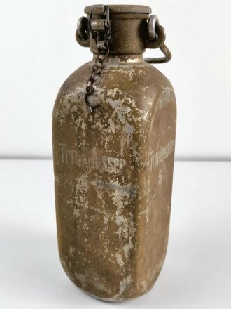 5 Liter Trinkwasserbehälter der Wehrmacht. Originallack