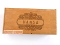 Kiste " 50 Zigarren Hansa"  Ungeöffnet, Steuerbanderole mit Hakenkreuz