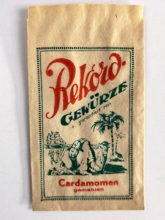 Verpackung " Rekord Gewürze" Cardamomen...