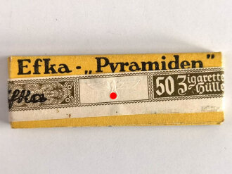 Efka Zigarettenpapier, ungeöffnete Packung, Steuerbanderole mit Hakenkreuz