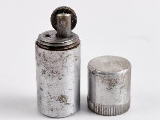 Benzinfeuerzeug Aluminium, Gebraucht, Funktion nicht geprüft