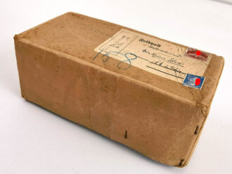 Feldpost Paket, gelaufen, Maße 12 x 24 x 9,5cm